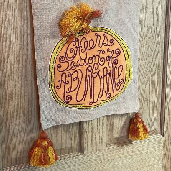 OPALHOUSE Jungalow Pumpkin Fall Wall Hanging *NEW* - Picture 9 of 9